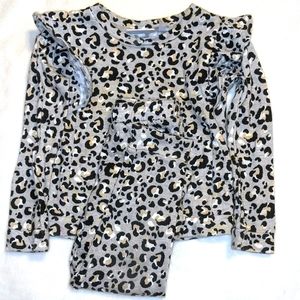 Girl Children's Place Leopard Outfit SZz 4T